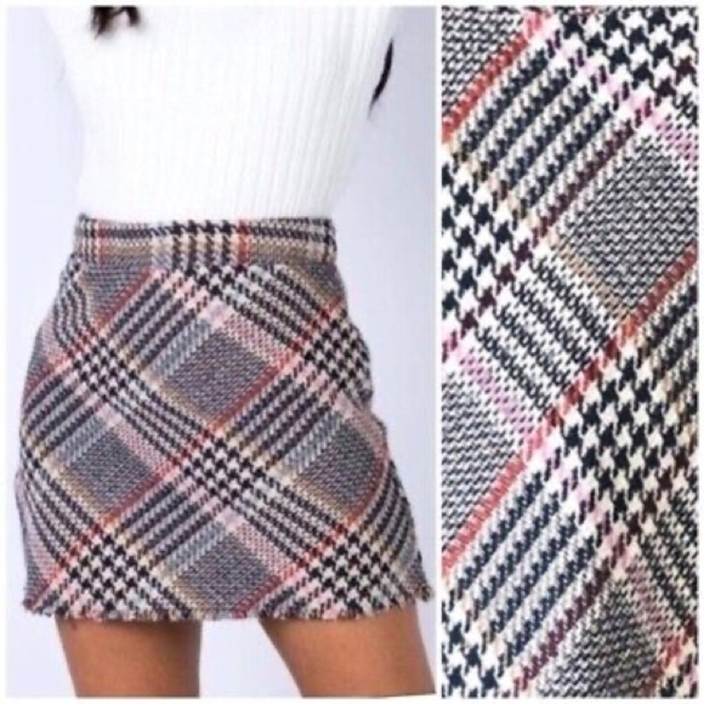 Plaid Mini Skirt